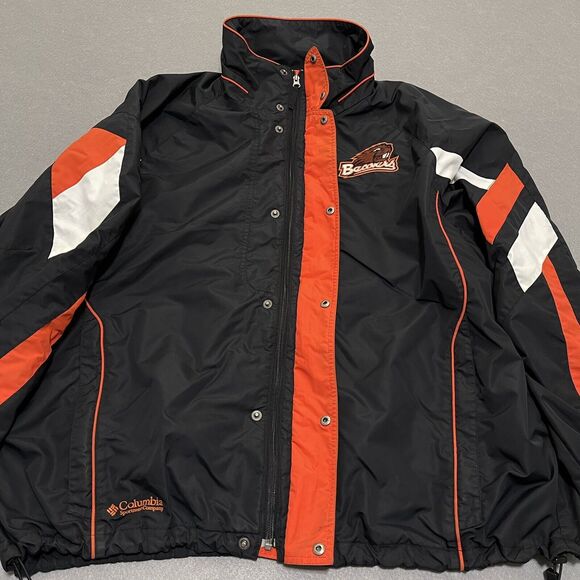 Oregon State Beavers Jacket Men XXL 2XL Black Columbia Core Ski Snowboard - Picture 5 of 16